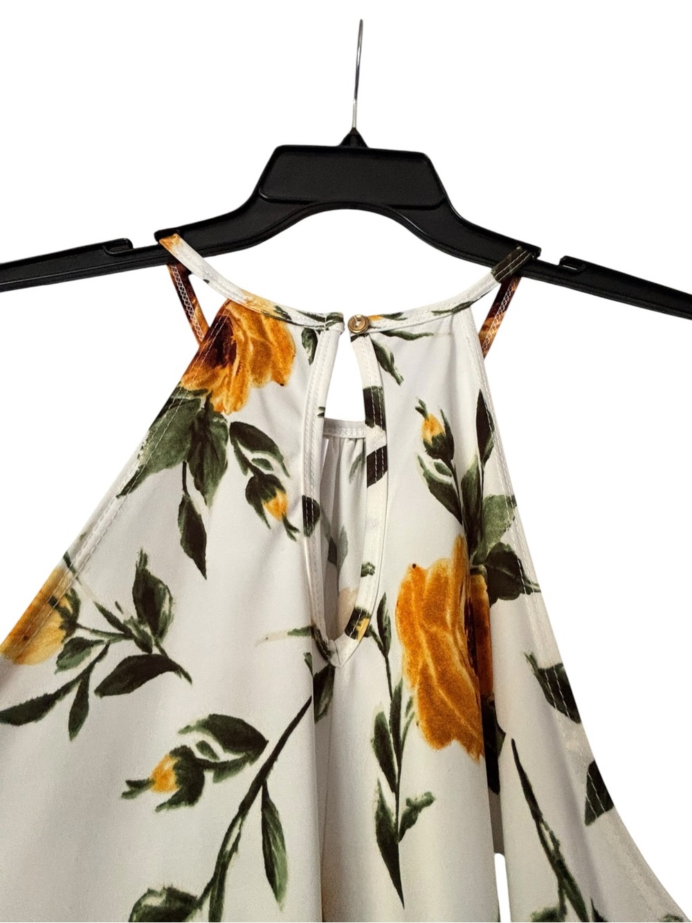 Sleeveless Tank Top with Floral Design NWT - Picture 3 of 6